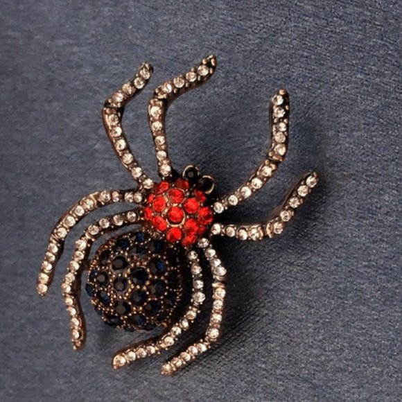 Jewelry - Spider Crystal Rhinestone Brooch